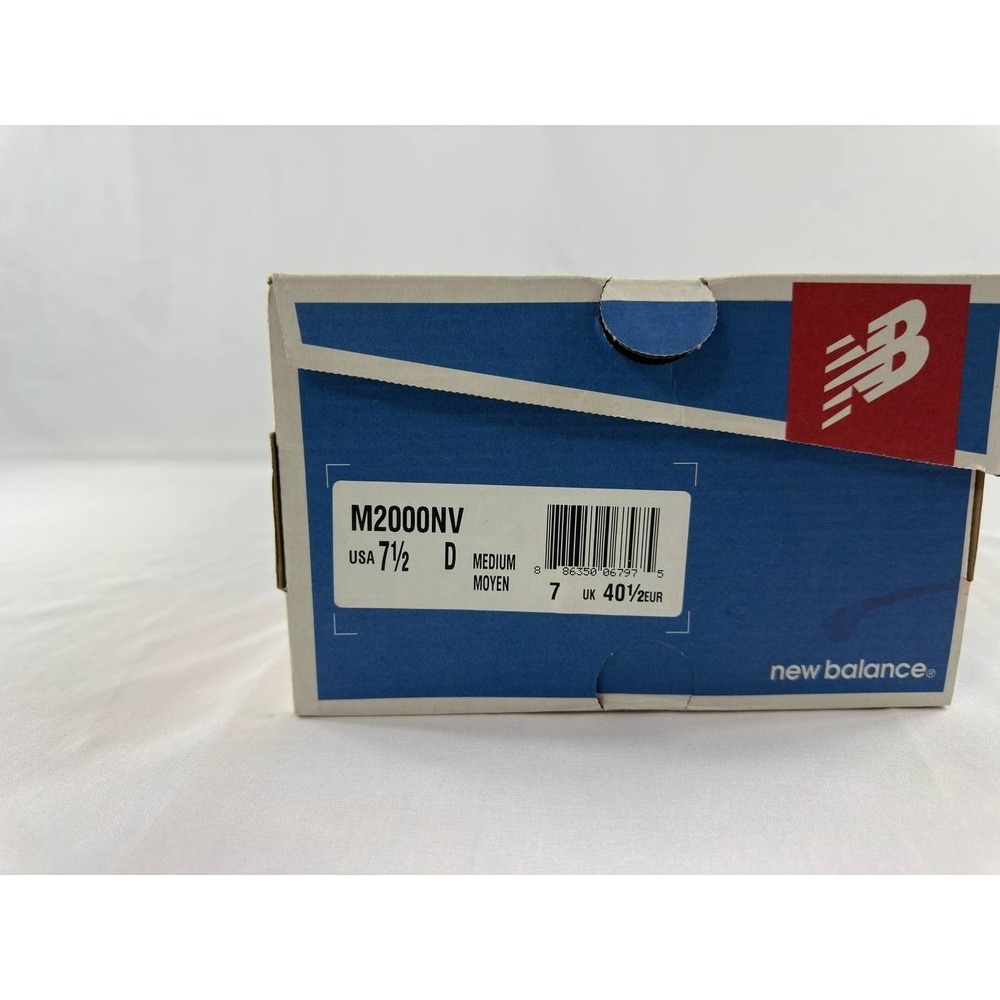 New Balance 2000 Limited Edition 'Navy Grey White' M2000NV Men's Size 7.5 - Picture 14 of 14